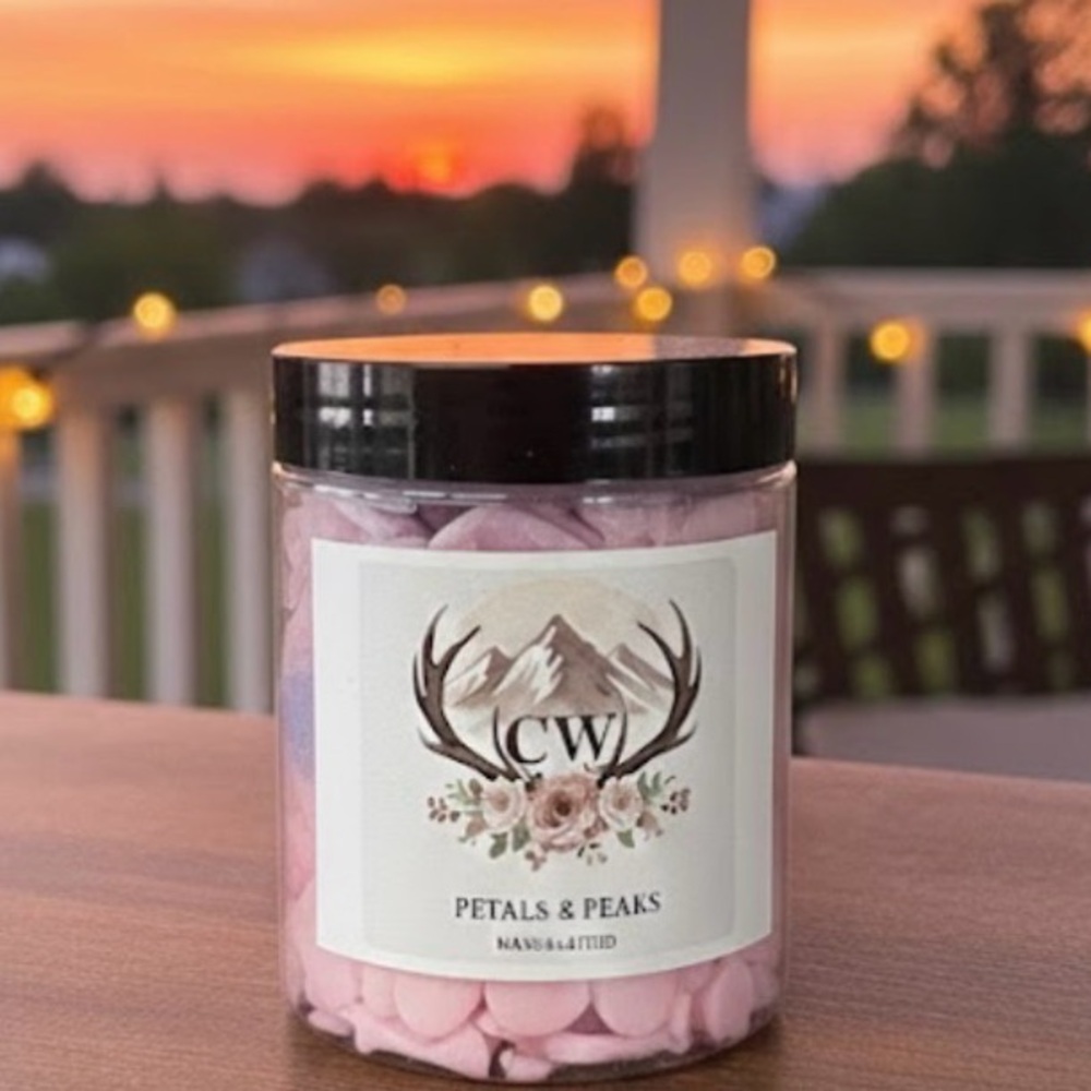 FRONT PORCH KISS-CWPetals & Peaks WHIPPED SOAP / SHAVE CREAM